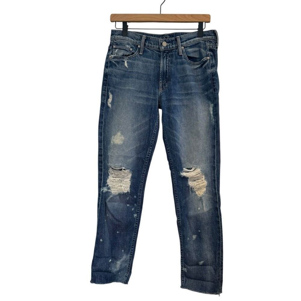 Mother The Dropout Fray Jeans Reckless Size 26